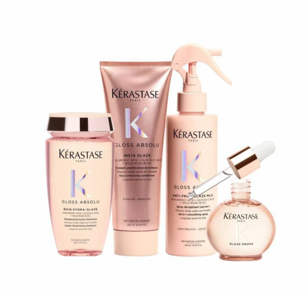 Kérastase Gloss Absolu 4ヘアケアセット Kérastase Gloss Absolu Salon Finish Four-Piece Bundle – LISSOM