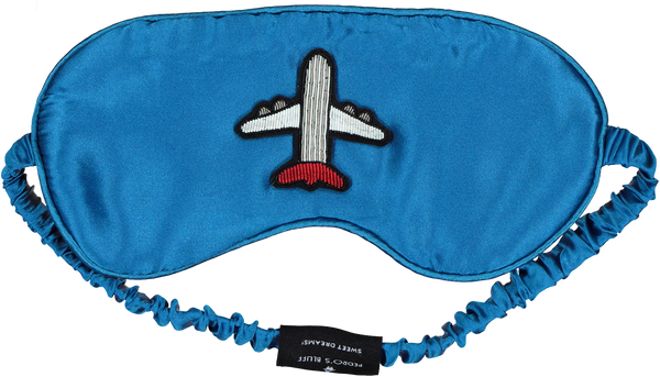 Pedro's Bluff Mulberry Sleep Mask - Fly Away (Blue)