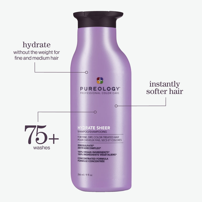 Pureology Hydrate Sheer Shampoo 266ml