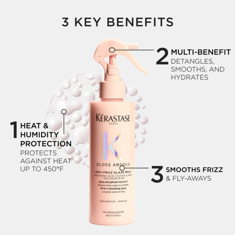Kérastase Gloss Absolu Smoothing Spray Trio Bundle