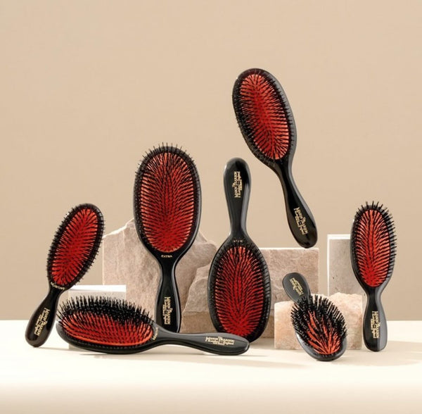 Mason Pearson Pocket Boar Bristle Nylon Hairbrush BN4 (Dark Ruby)