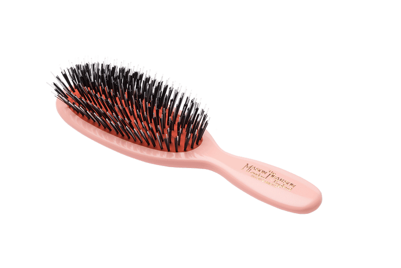 Mason Pearson Pocket Boar Bristle Nylon Hairbrush BN4P (Pink)