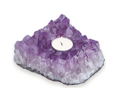 Quartz Crystal Cluster Candle Holder 950g