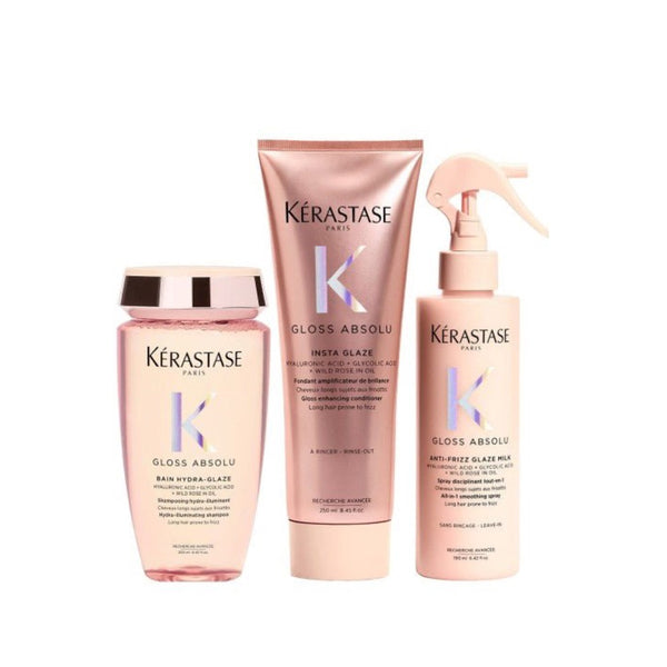 Kérastase Gloss Absolu Smoothing Spray Trio Bundle