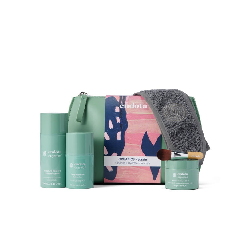 Endota Organics Hydrate Skincare Pack for Normal to Dry Skin