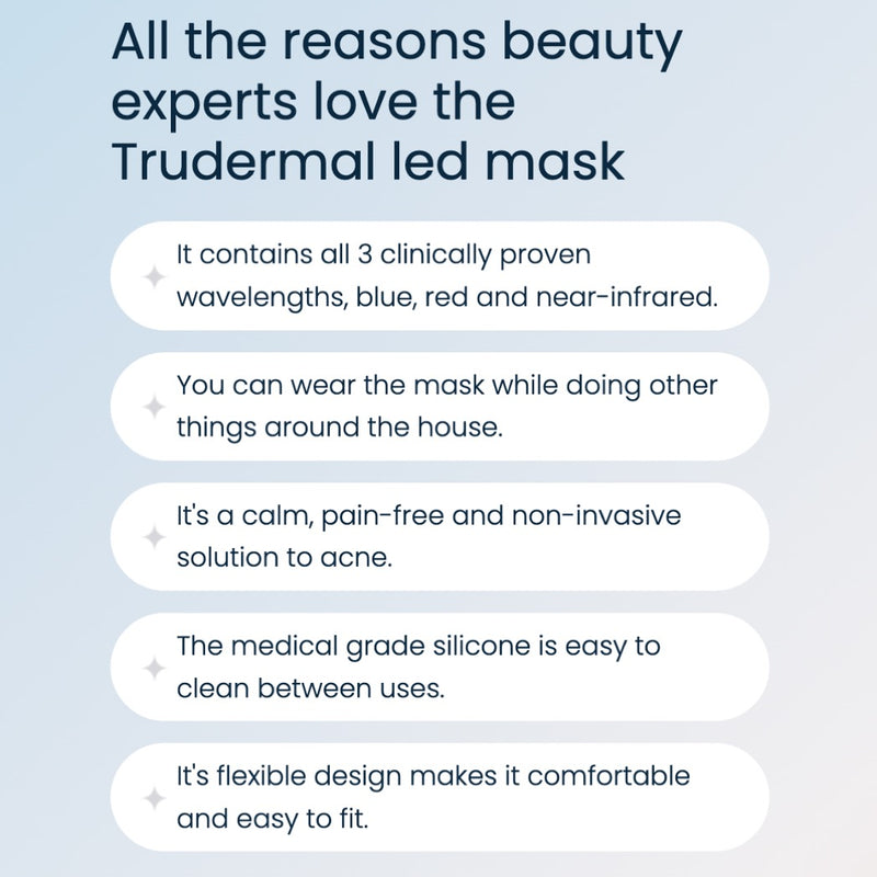 Trudermal Glow LED Mask Set (Face + Neck, Décolletage and Back)