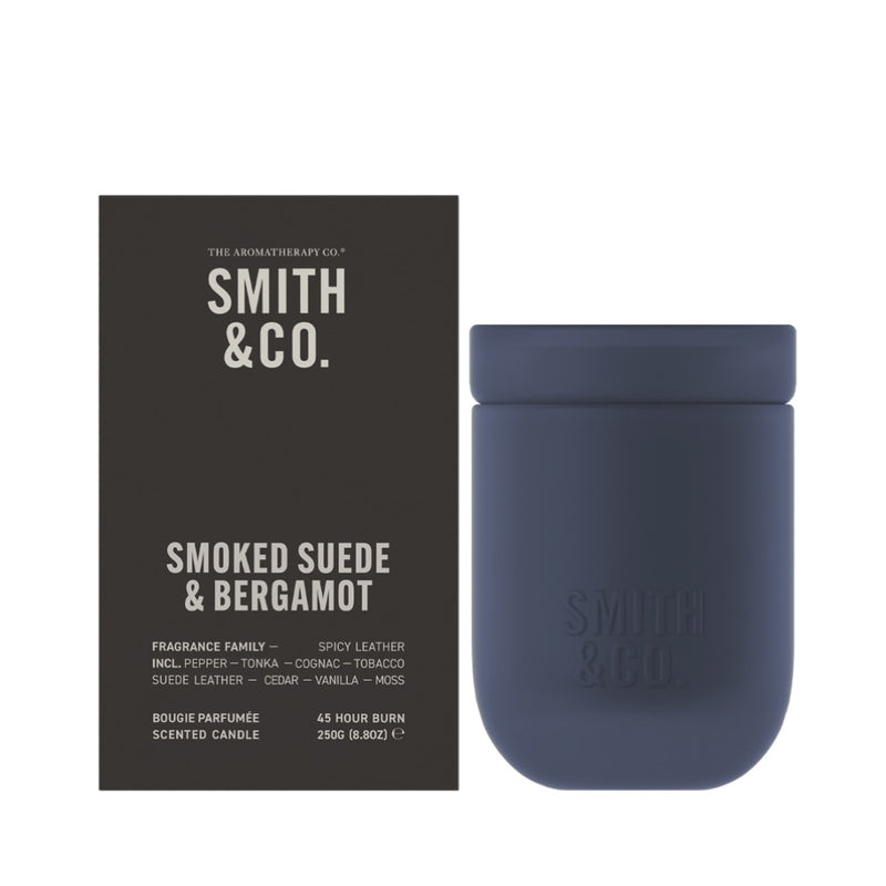 Smith & Co Candle 250g - Smoked Suede & Bergamot