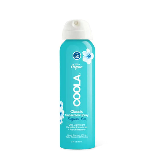 COOLA Classic Body Sunscreen Spray SPF50 Fragrance-Free 177ml
