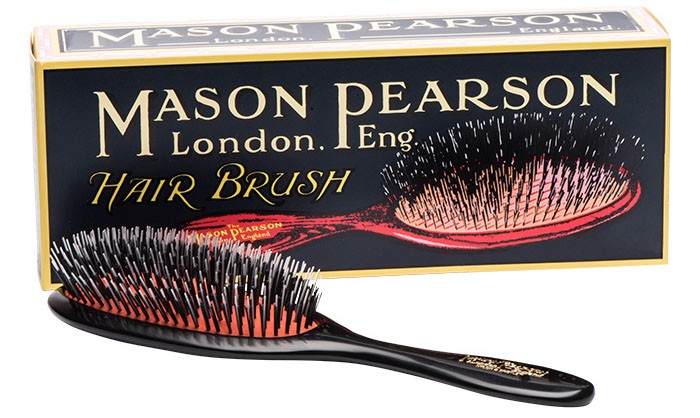 Mason Pearson Handy Boar Bristle Nylon Hairbrush BN3 (Dark Ruby)