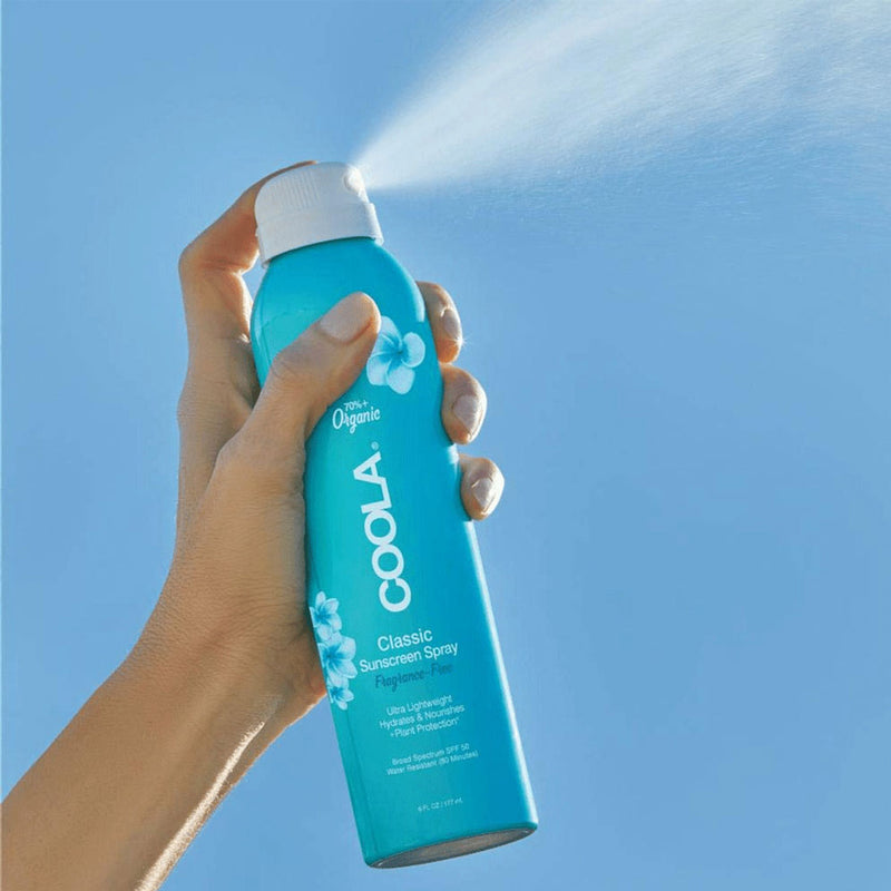 COOLA Classic Body Sunscreen Spray SPF50 Fragrance-Free 177ml