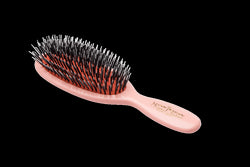 Mason Pearson Pocket Boar Bristle Nylon Hairbrush BN3 (Pink)