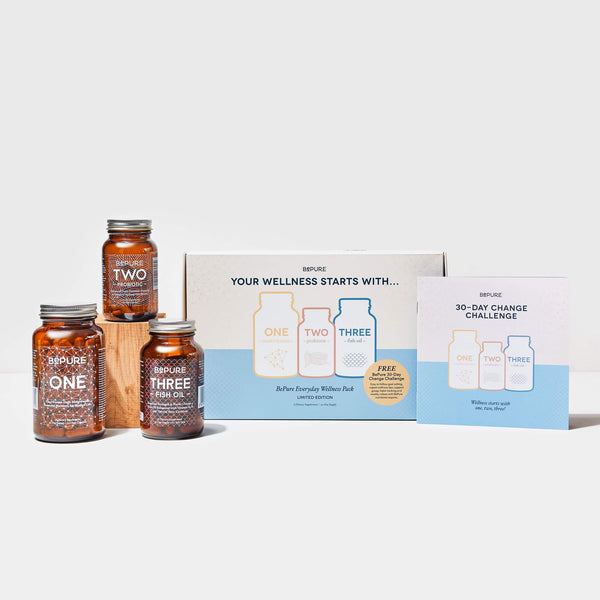 BePure Everyday Wellness Pack (30-Day Supply of One, Two, Three)