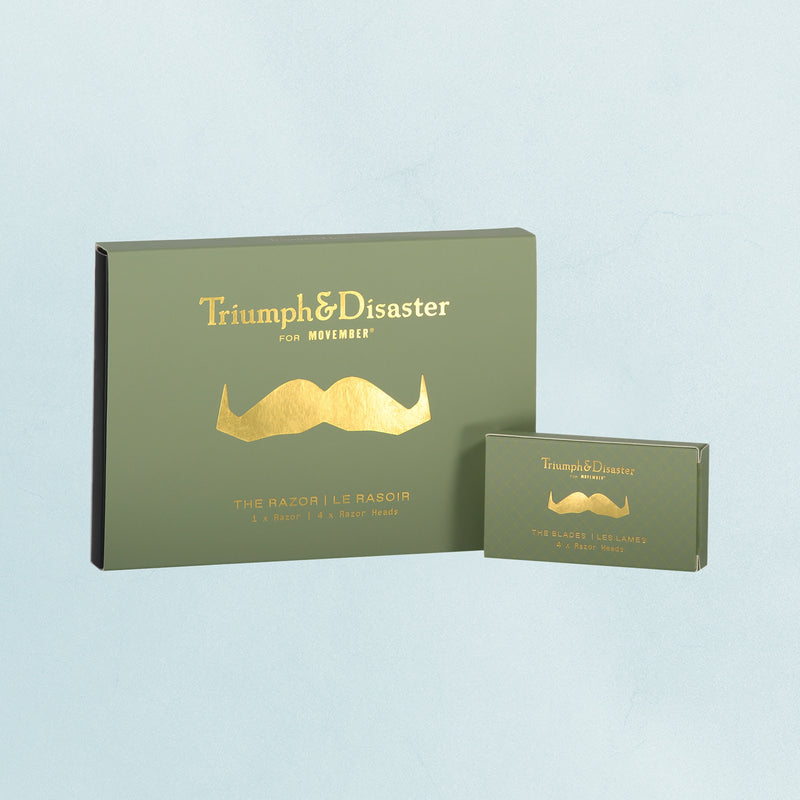 Triumph & Disaster T&D For Movember ® - The Razor + 4x Razor Heads