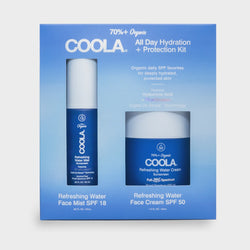 COOLA All Day Hydration + Protection Kit (Refreshing Water Face Cream SPF50 + Refreshing Water Mist SPF18)