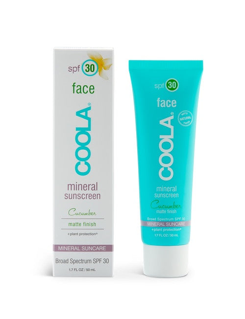 COOLA Mineral Face Sunscreen SPF30 Matte Cucumber 50ml