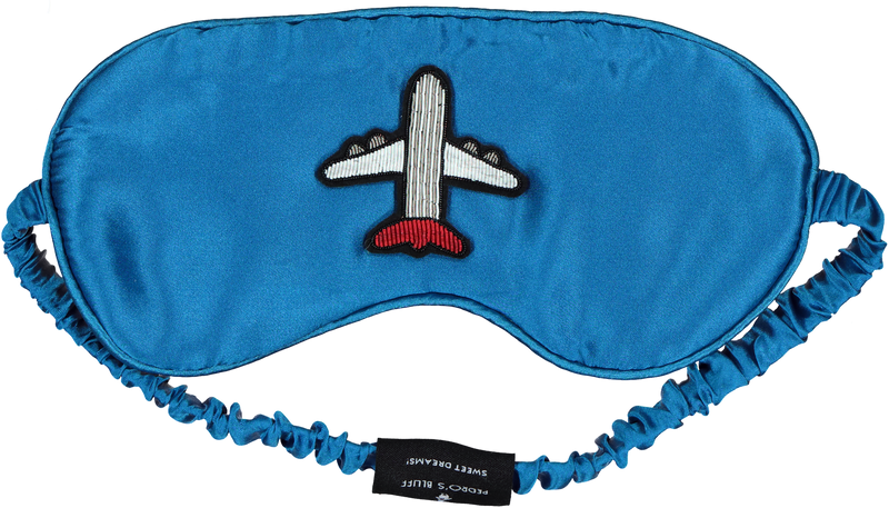 Pedro's Bluff Mulberry Sleep Mask - Fly Away (Blue)