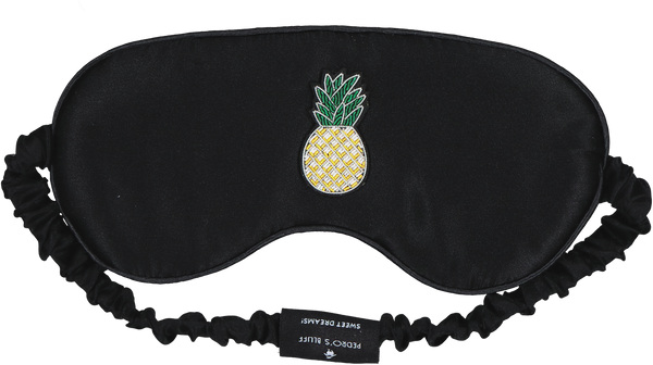 Pedro's Bluff Mulberry Sleep Mask - Tropics (Black)