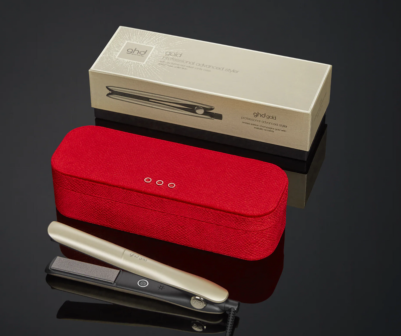 GHD Grand-Luxe Gold Hair Straightener In Champagne Gold