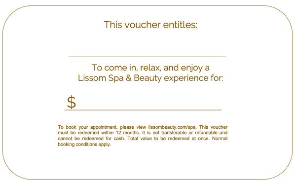 Lissom Spa & Beauty Gift Card