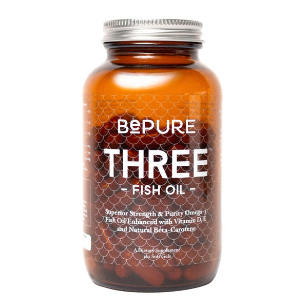 BePure Three Omega-3 Fish Oil (120 Capsules, 60-Day Supply)