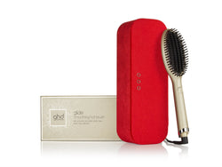 GHD Grand-Luxe Glide Hair Straightener Hot Brush in Champagne Gold