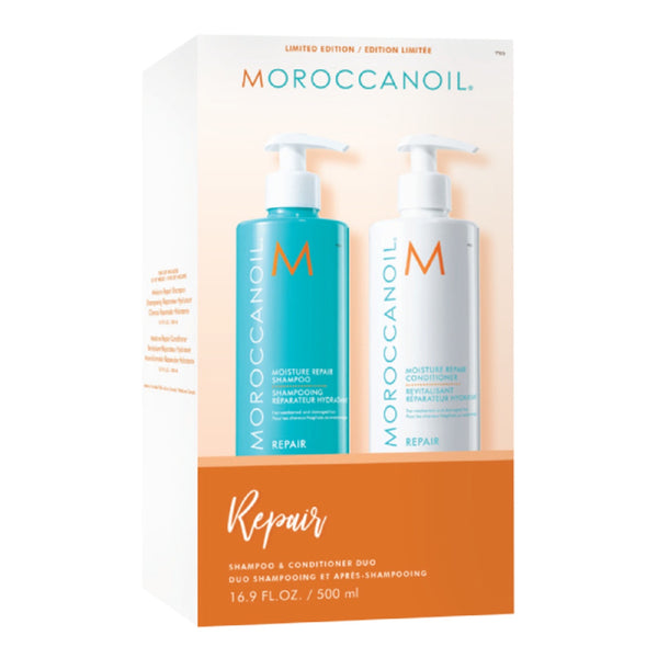 Moroccanoil Moisture Repair 500ml Shampoo & Conditioner Duo
